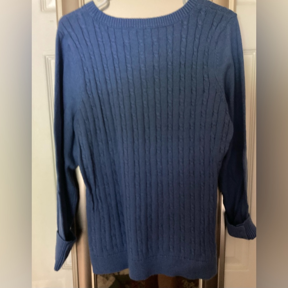 Classic light weight Cable Knit Sweater from Talbots.